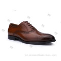 Sapatos de couro masculinos com design novo